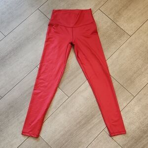 Aerie Vibrant Coral Activewear Leggings Womens Medium
